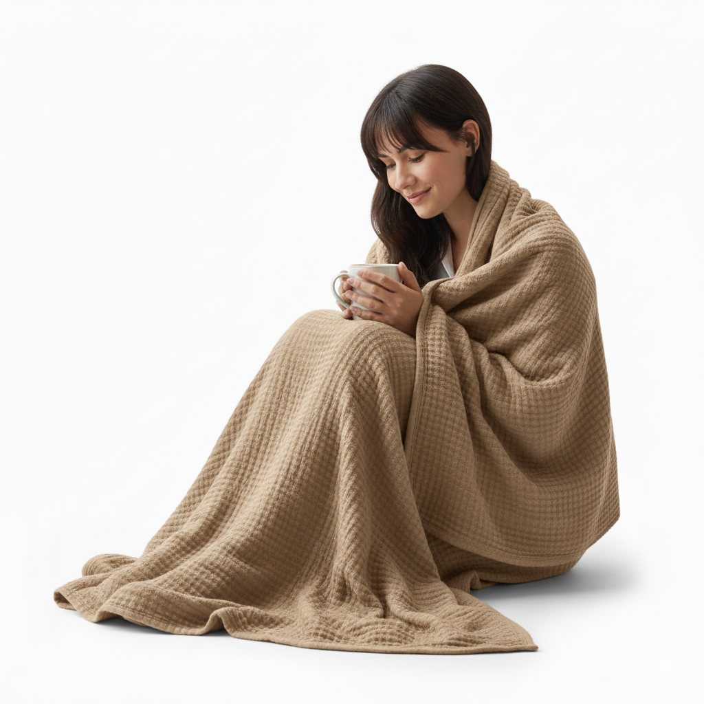 Battilo 6-Layer Cotton Muslin Blanket - Lightweight Breathable Throw