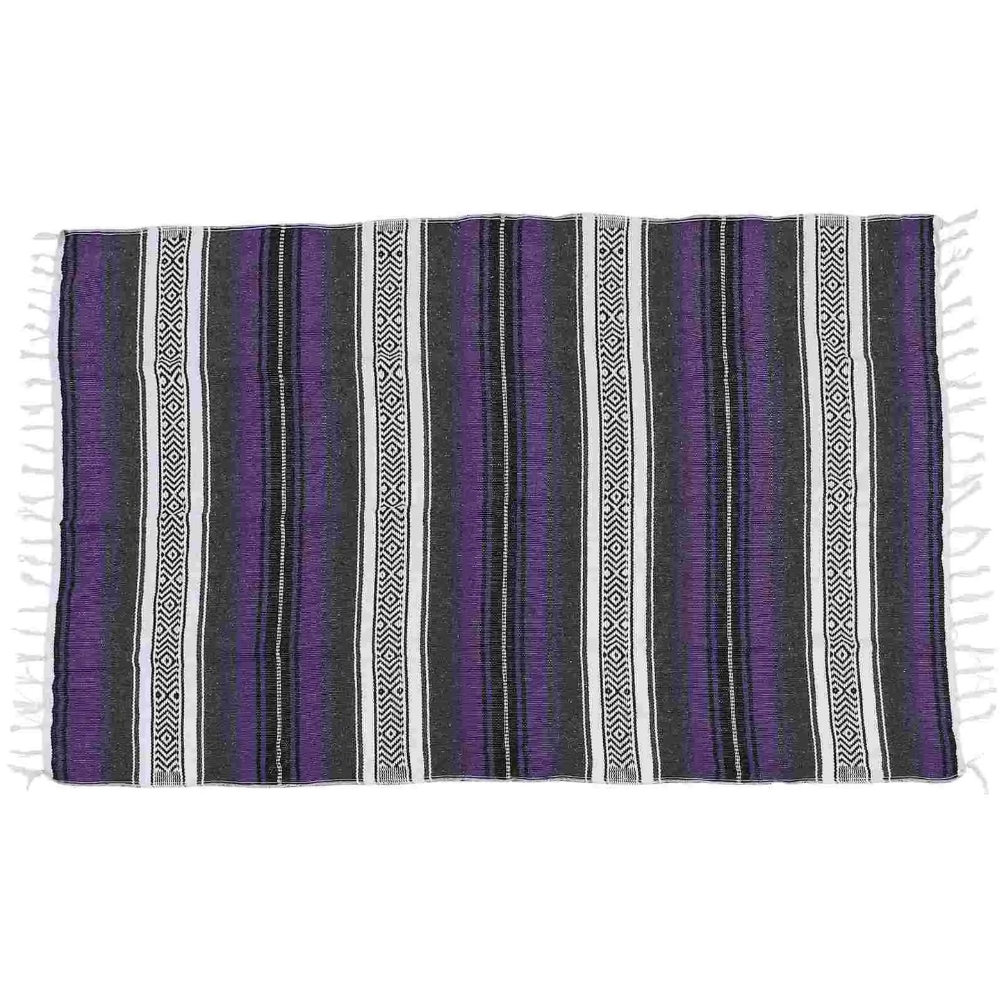Colorful Woven Throw Blanket – Thick Cotton Blend Sofa & Bed Cover