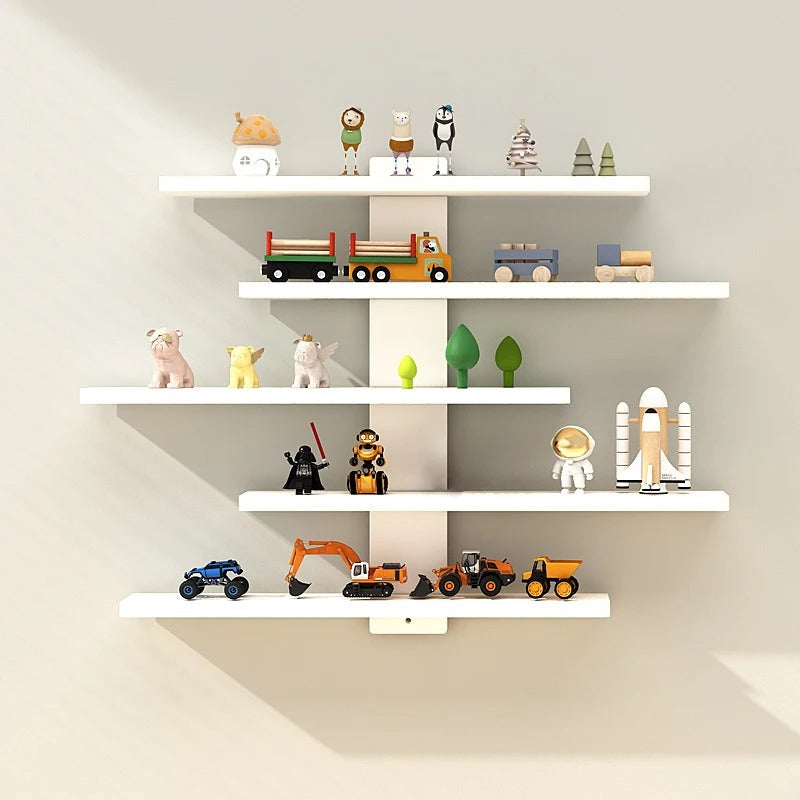 Multi-Layer Wall Storage Shelf - Toy & Figure Display Organizer