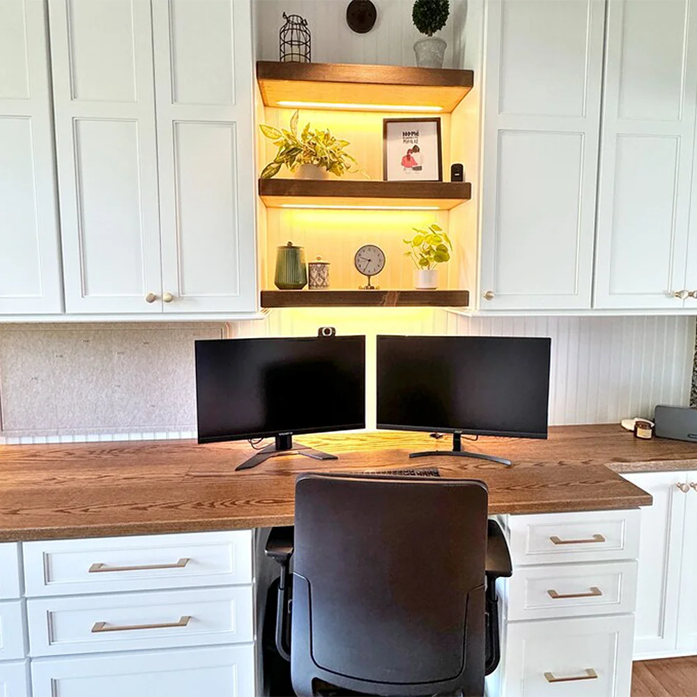 LED Floating Shelves - Illuminated Wall Display