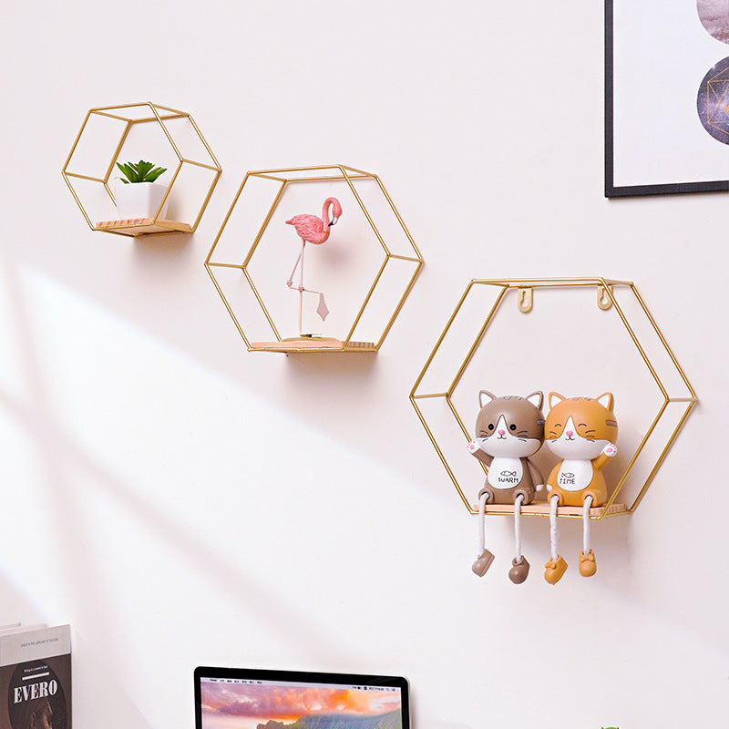 Estante Hexagonal Decorativo – Elegancia y Versatilidad en Cada Espacio