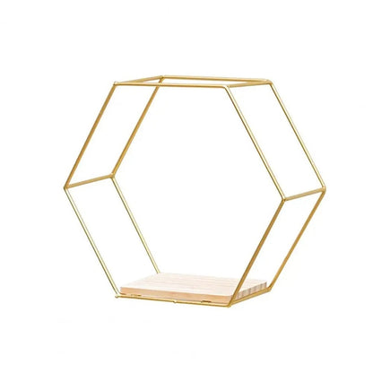 Soleuma Walldecor Estante Hexagonal Decorativo – Elegancia y Versatilidad en Cada Espacio