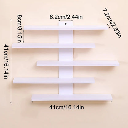 Multi-Layer Wall Storage Shelf - Toy & Figure Display Organizer